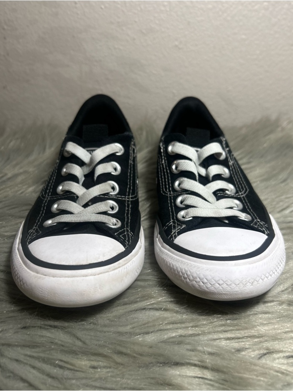 Converse Chuck Taylor Slip On Youth Black and White Size 12 - Picture 5 of 8